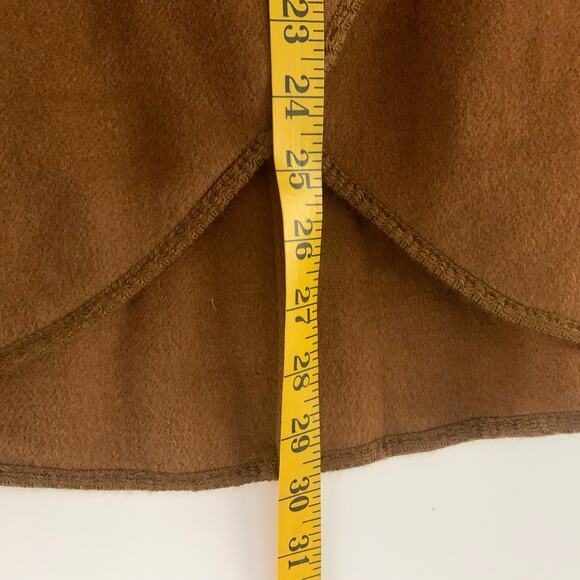 J. JILL Jacket Blazer M Asymmetrical 3 Button Wool Blend Oversized Collar Unline - Picture 14 of 14